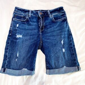 Arizona Jean co Mid-rise Bermuda Jean shorts